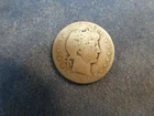 1900 or 1909 P  Barber Silver Quarter US coin