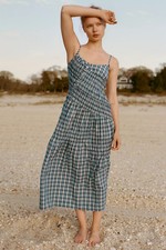 Anthropologie Damson Madder Lyra Midi Dress