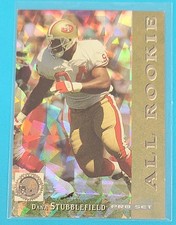 1993 Pro Set All-Rookies #18 Dana Stubblefield San Fran 49ers FOOTBALL Card J7