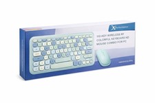 X9 110-Key Wireless RF Keyboard and Mouse Combo USB Receiver Blue for PC