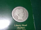 1911 P Barber Silver Quarter VG Very Good U.S. 25c Type Coin