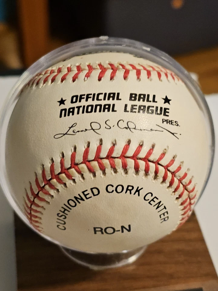 Chipper Jones Autographed Rawlings Baseball With Case Atlanta Braves HOF - Image 4 of 4