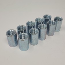 Lot of 10-SSE L CP16 Rigid Conduit Threaded Coupling, 1/2" 16mm, Stainless Steel