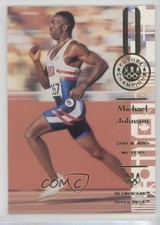 1996 Upper Deck Olympicard Future Champions Michael Johnson #105 et0
