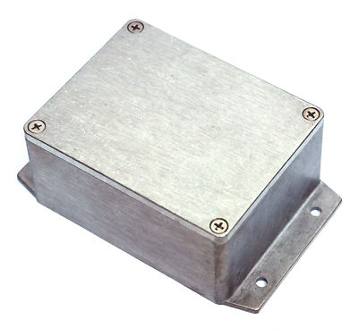 1pc Aluminum Enclosure Box Case + Wall Mounting Flange G113MF 115x90x55mm GAINTA