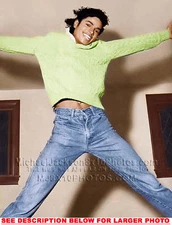 MICHAEL JACKSON 1992 JUMPING FOR JOY 1xRARE 8x10 PHOTO