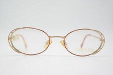 Vintage Glasses CERRUTI 1881 C 1890 Titanium Gold Plated Gold Copper Oval