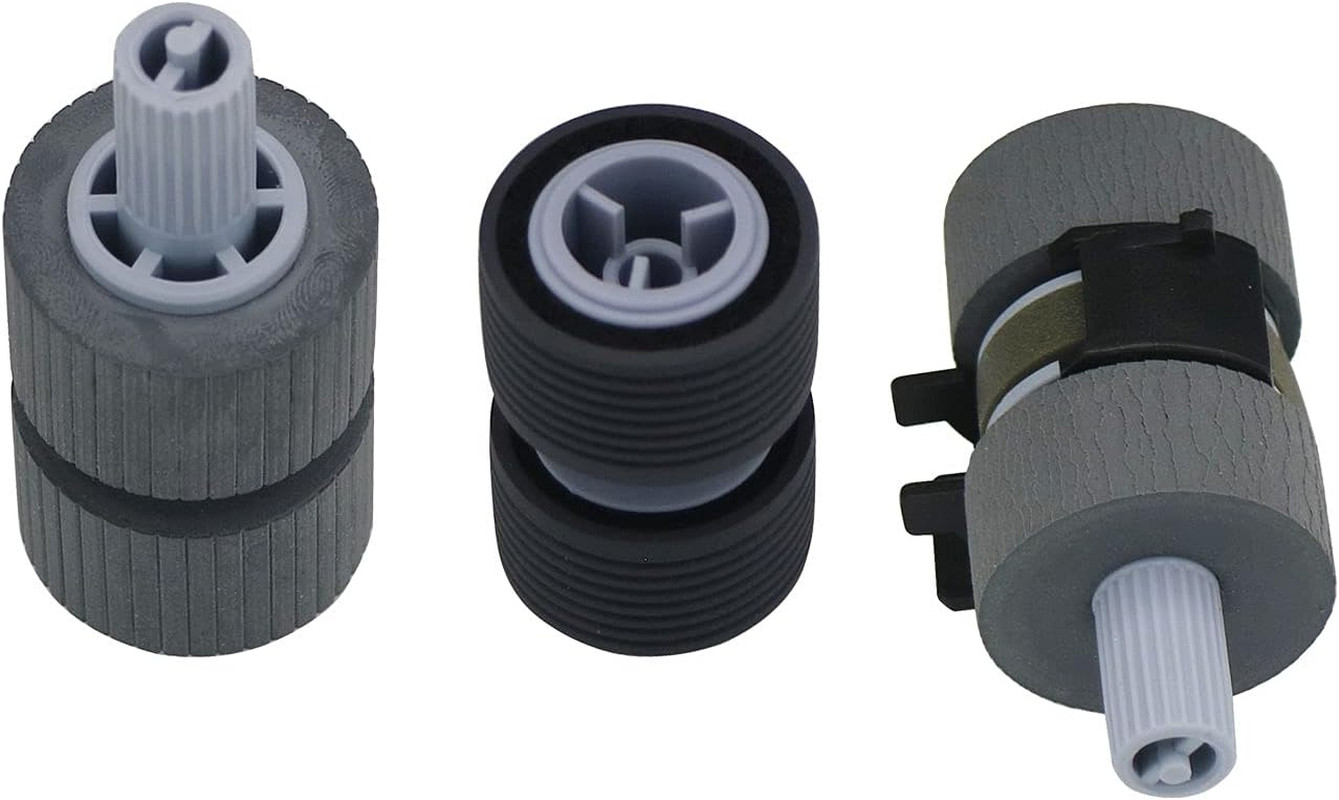 Scanner Brake Roller and Pick Roller Set Compatible for Fujitsu Fi-6670 Fi-6670A