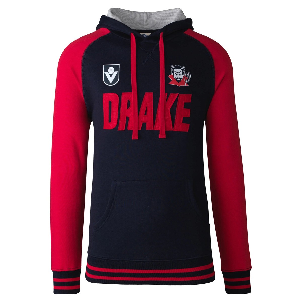 Melbourne Demons AFL Playcorp Throwback Pullover Hoody DRAKE Sizes