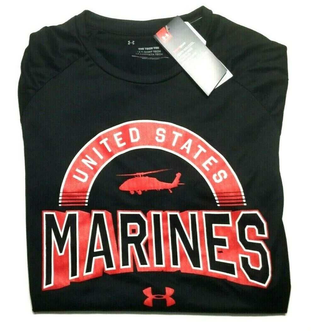 Under Armour United States Marine Corps Heat Gear Tech T Shirt