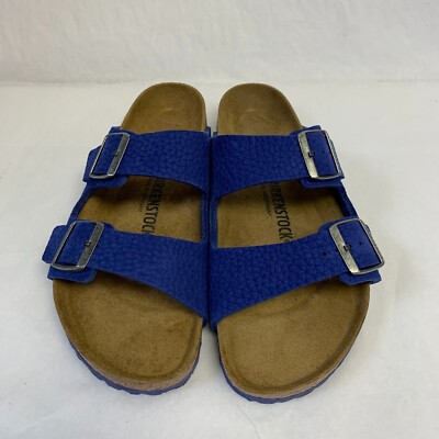 Birkenstock New w/o Box Arizona Desert Buck Indigo Blue  display picture 1