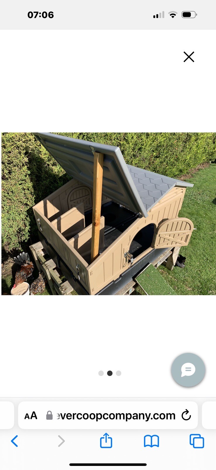 used plastic chicken coop hen house eBay