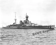 Photograph of the WWII Royal Navy Battleship HMS Hood Year 1924 8x10