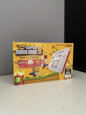 Nintendo 2DS Super Mario Bros. 2 Edition Inkl. OVP und Spiele - Brandneu!