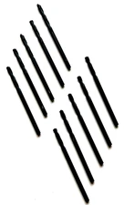 #39 HSS SCREW MACHINE DRILLS W/135 DEG POINT - BLACK - NACHI 563 - 10 PIECES