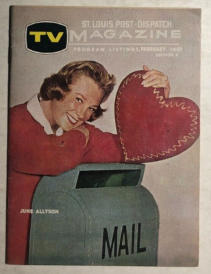 TV MAGAZINE St. Louis (MO) Post-Dispatch February 14, 1960 June Allyson