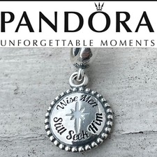 Raro Charm Pandora Saggi Uomini Lo Cercano Ancora Croce Pendente Momenti