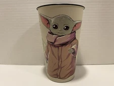 BABY YODA Mandalorian STAR WARS Plastic Drinking Cup Tumbler 1 Cup NEW RARE!