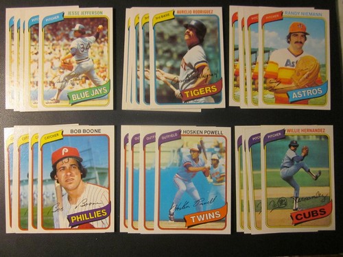 1980 Topps Baseball Pick Choose Finish Your Set( 276- 499) NM, NM/MT - Picture 168 of 197