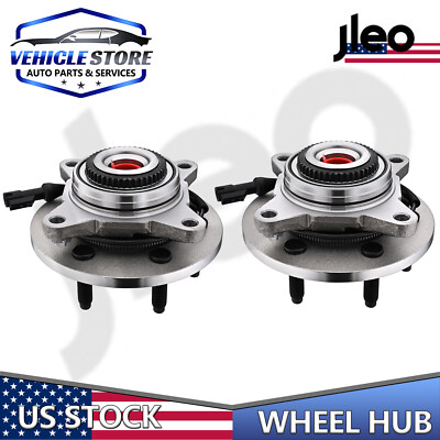 Pair 4WD Front Wheel Hub Bearings for Ford F-150 Expedition Lincoln Navigator