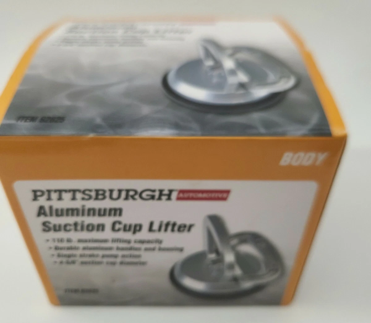 Pittsburg Aluminum Single Suction Cup Lifter 110 lb PRO Grade Grip