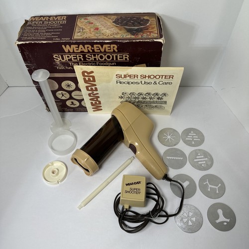 Vintage WearEver Super Shooter Electric Cookie Press 70123 Works 71108701236 eBay