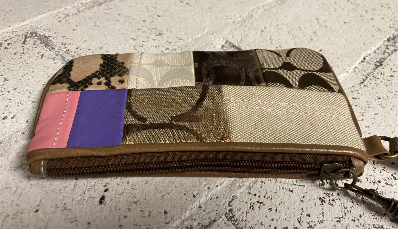 Coach Patchwork Wristlet Small Multicolored - image 7