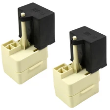 2-Pack HQRP Compressor PTC Start Relay and Capacitor Kit for Crosley CB Series