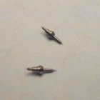 2 WALTHAM 14 SIZE BALANCE STAFFS #7355 PIVOT-11 MODEL 1884 NOS  ---  BB-887
