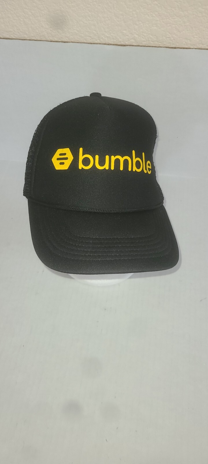 Bumble Hat Cap Adjustable Snapback Mesh Trucker S… - image 1