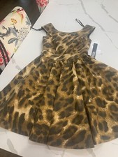 XOXO Kissed By A Star Tiger Print Dress NWT Ladies Size 3/4