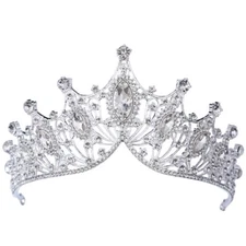 Crystal Prom Princess Tiara Crown For Women
