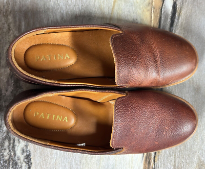 PATINA Portland Leather Goods Rounded Leather Loafer Nutmeg  display picture 1
