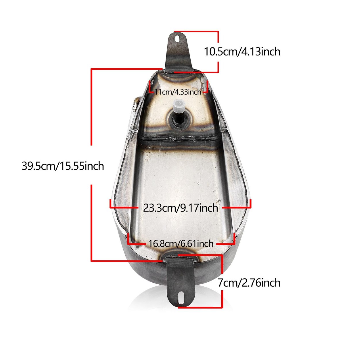 4cm Gas Fuel Tank For HONDA Steed400 600 Shadow VLX600 W/ Tupe co