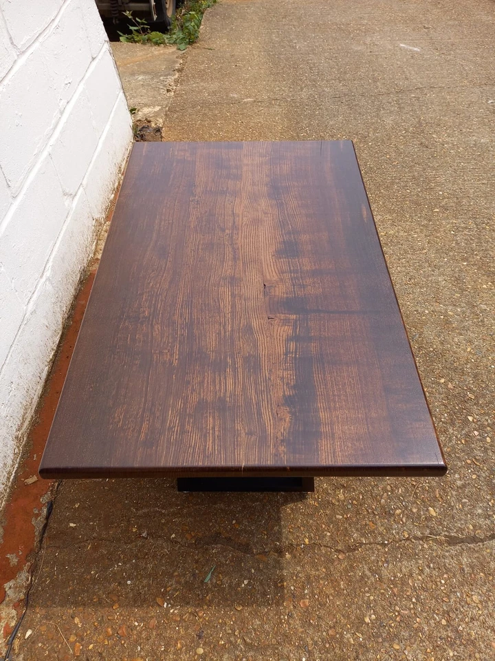 Brand New Hand made Stained Ash Coffee Table - Image 3 of 4