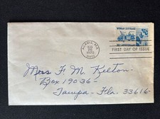 1406 Women's Suffrage FDC Addressed No Cachet Aug 26 1970 Adams MA