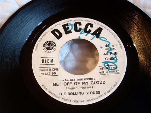 THE ROLLING STONES 45 LOT ITALY GET OFF OF MY CLOUD + FRANCE SATISFACTION & PS - Picture 7 of 8