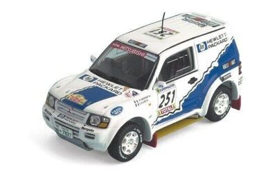 1/43 Vitesse SKM147 Mitsubishi Pajero 2000 Paris-Dakar #251 Fontenay & Picard 
