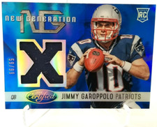 2014 Certified New Gen JIMMY GAROPPOLO RC Mirror Blue Rookie Jersey /99 Patriots
