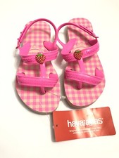 Havaianas Girl s Joy Spring Sandals Ballet Rose Shocking Sz 2Y Little Kids Width