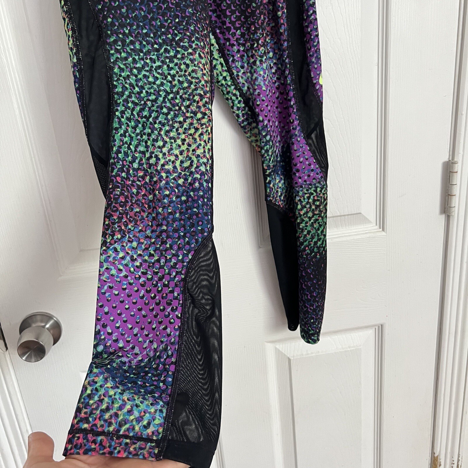 Nike Pro Hypercool Multicolor Print, Black Sheer … - image 6