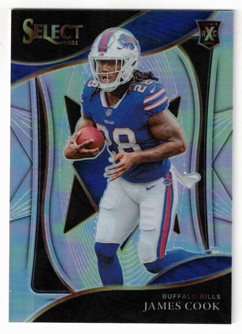 JAMES COOK - 2021 Panini 2022 Select XRC Rookie Prizm Silver #408 - RC