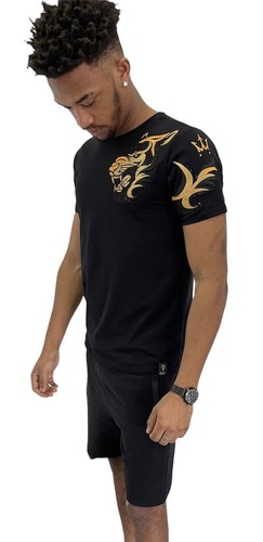 Mens Tiger t shirt, slim fit urban retro teeshirts, tribal designer - Picture 3 of 3