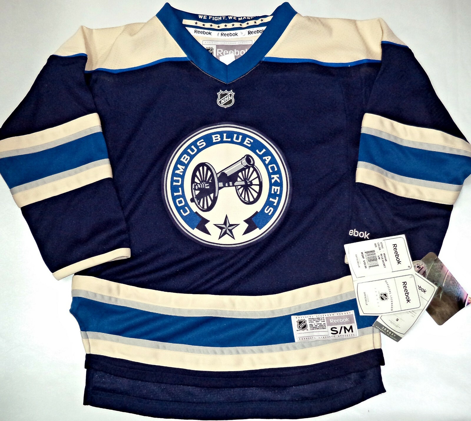 blue jackets cannon shirt