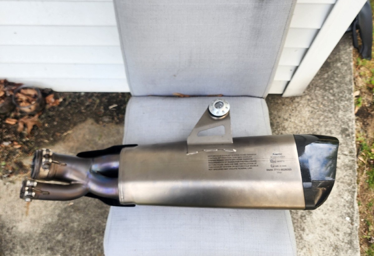S1000RR 17～18年式純正OP AKRAPOVIC HPマフラー BMW S1000RR 17-18 OEM Akrapovic HP Slipon Exhaust Can