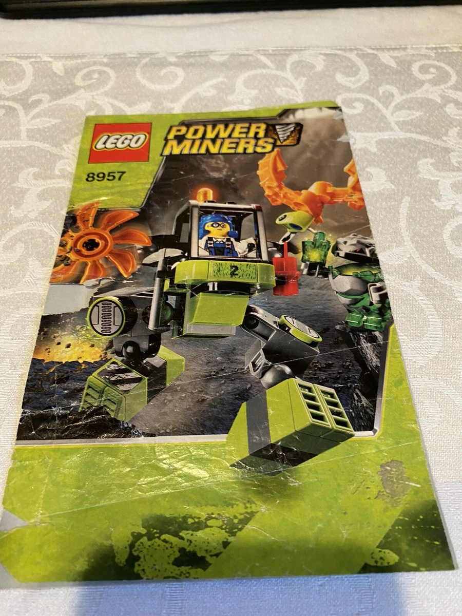 LEGO 8957 POWER MINERS &#034;MINE INSTRUCTION MANUAL, NO BRICKS | eBay