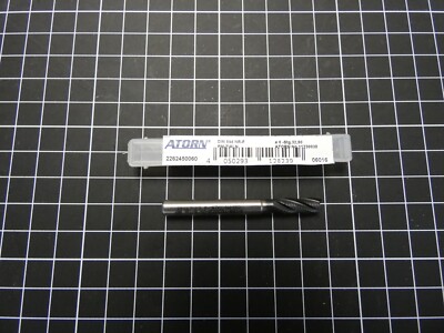 1 x Atorn Schruppfräser HSS-E PM DIN844NR-F 6mm Z=4 kurz, TiAlN 11230038