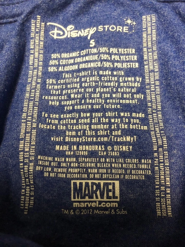 Camiseta pequeña Marvel Avengers Spider-Man Thor Capitán Iron Man gráfica Disney para hombre Foto 3 de 4