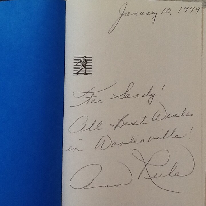 Ann Rule SIGNED 