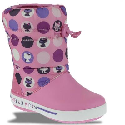 Crocs Kids  Crocband Hello Kitty  Colorful Circles Gust Boot Gr. 24-36